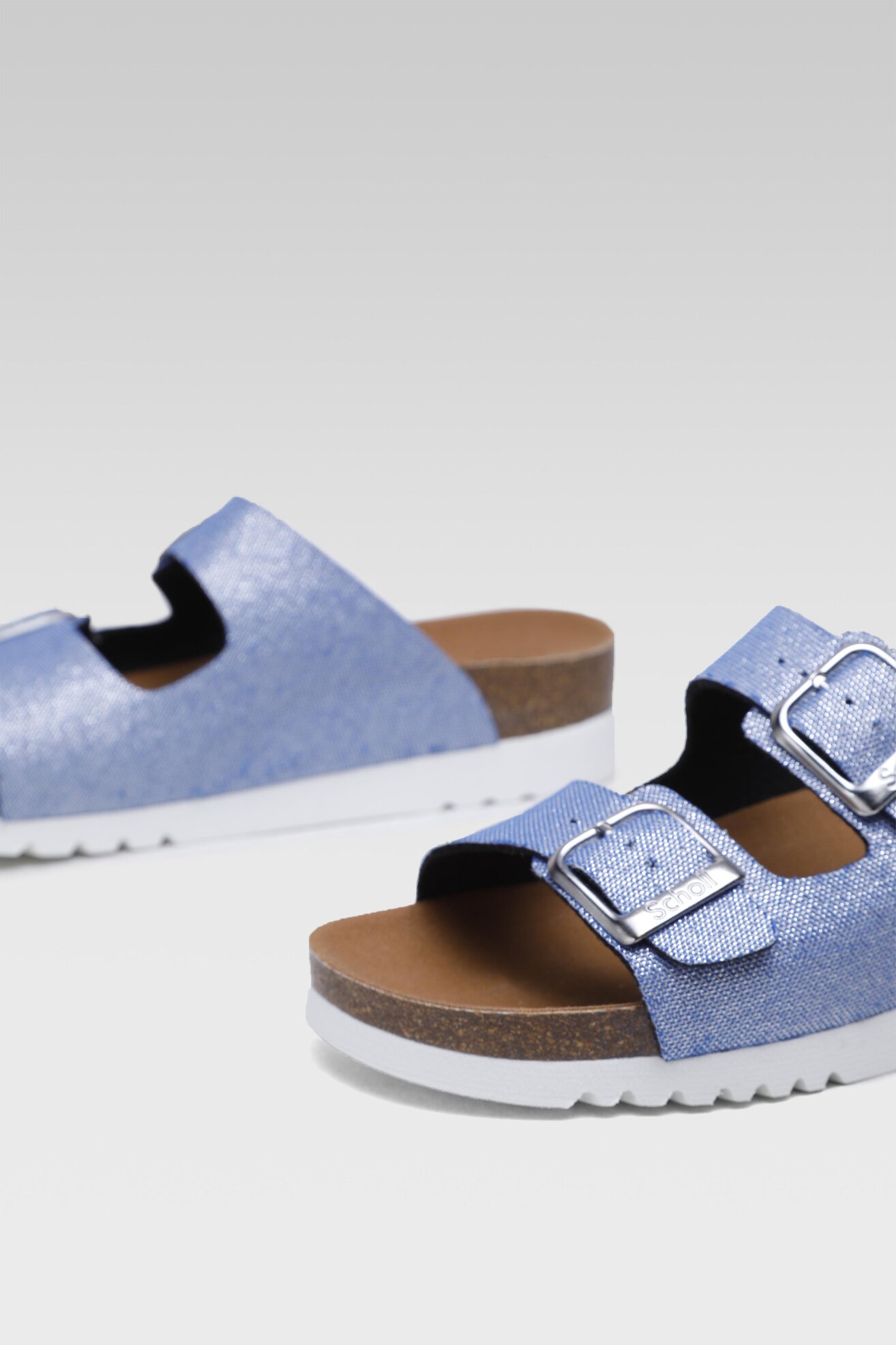 Klapki Scholl F29934 GREENY MULE 2.0 1017 Jeansowy