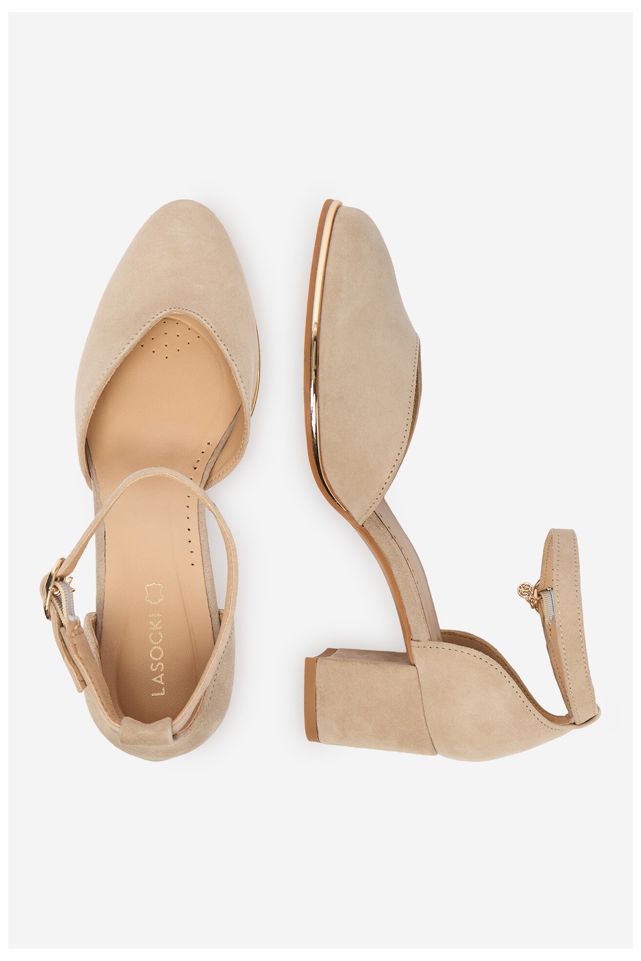 Czółenka Lasocki CEO-WB-VELA-02 Beżowy