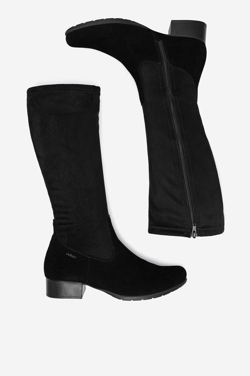 Rieker - Kozaki zamszowe - 2230062971040