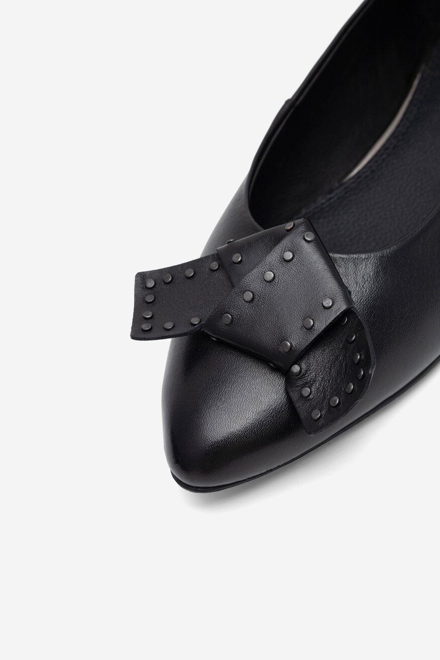 
                Sergio Bardi - Baleriny skórzane - 5904862826325