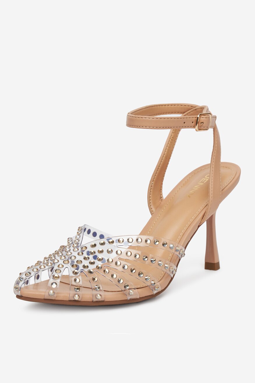 Pantofi cu toc Jenny BEJ - 5906751008942
