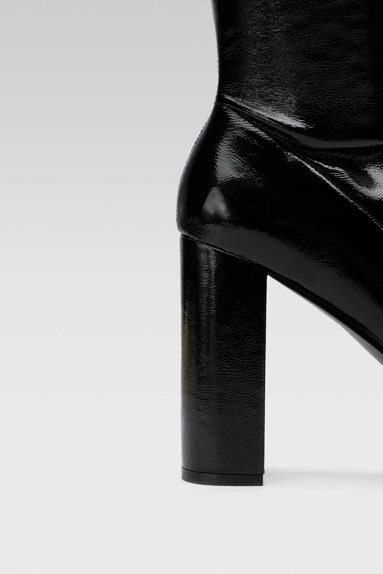 Kozaki Jenny Fairy GLOSSY-01KW Czarny