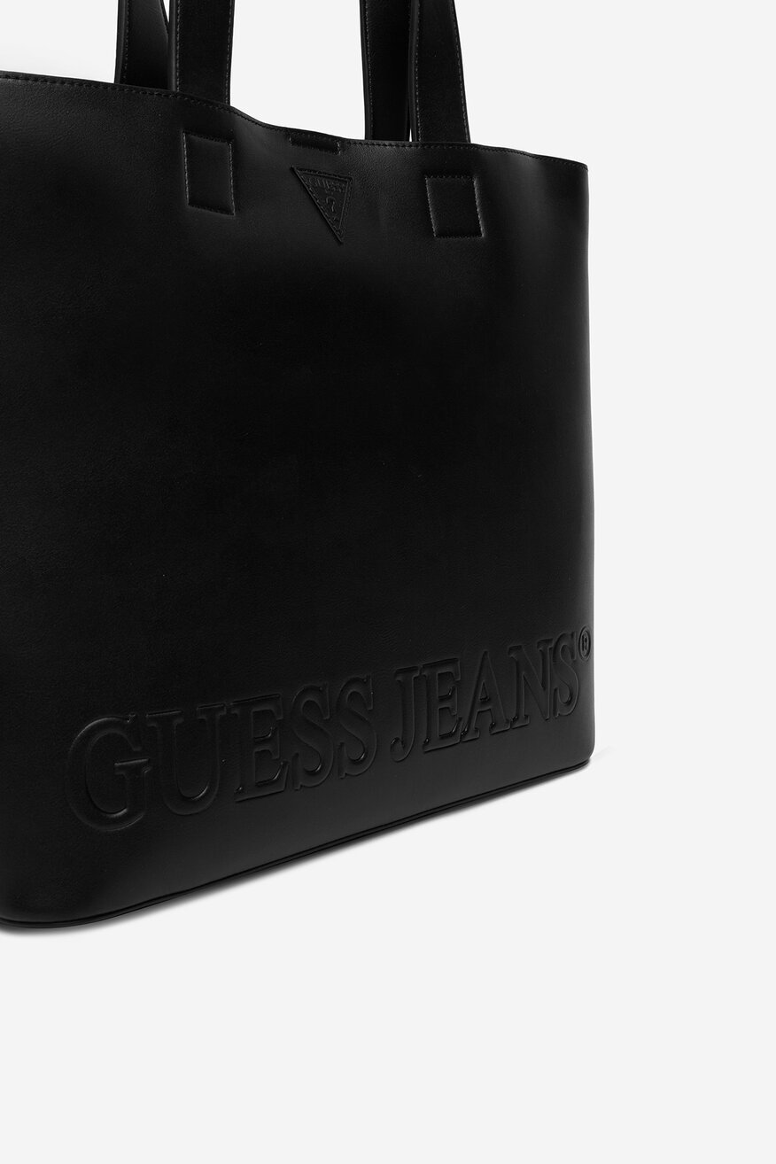 
                Дамска чанта GUESS JEANS ЧЕРЕН - 5906751906323