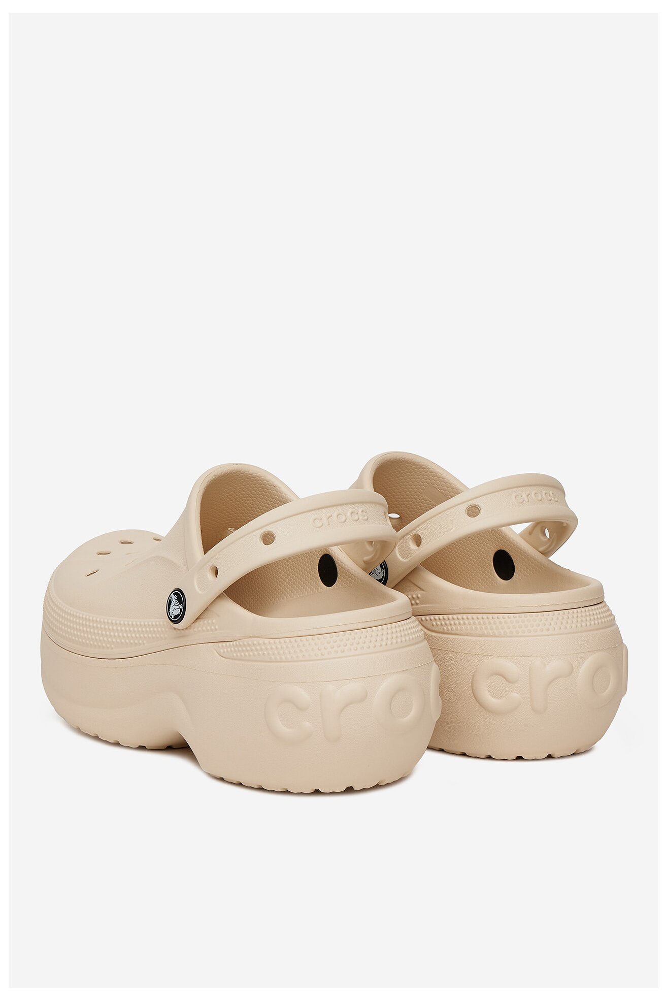 Klapki basenowe Crocs C-BELLA CLOG 210062-11S Beżowy