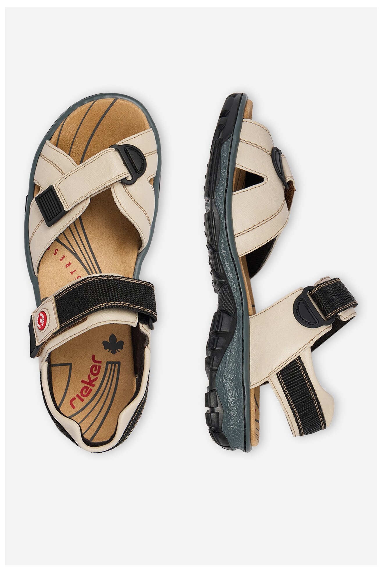 Sandały Rieker CEO-68851-80 Ivory