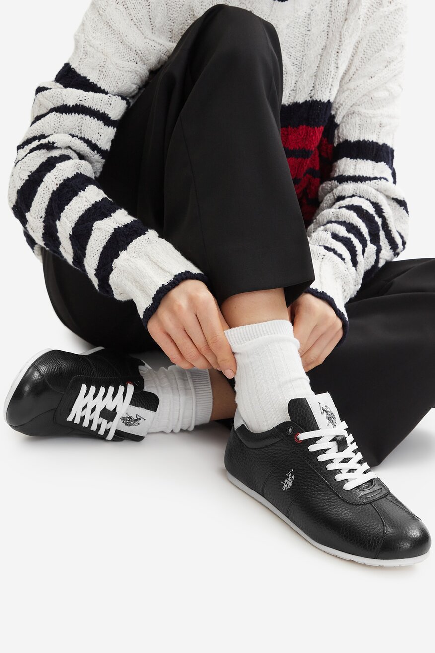 
                U.S. POLO ASSN. - Sneakersy skórzane - 5906751971109