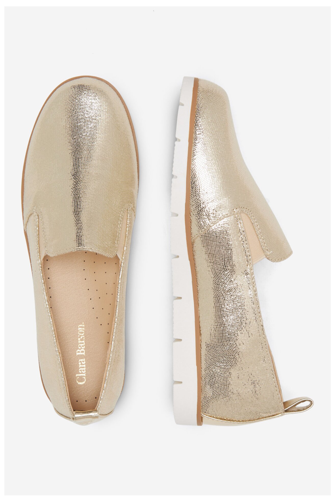 Напівчеревик Clara Barson WYL3648-3 ЗОЛОТИЙ