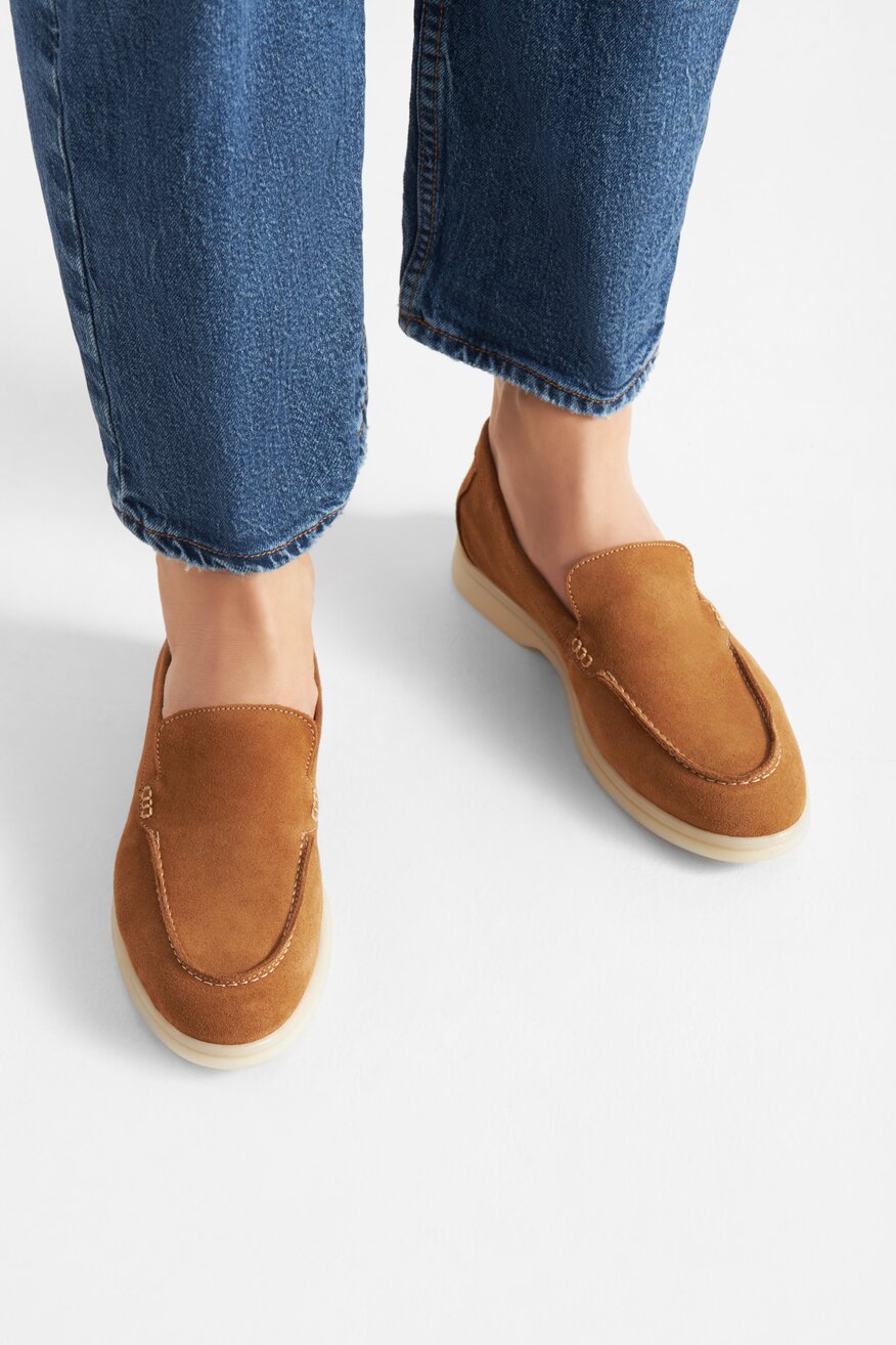 Gino Rossi - Loafersy zamszowe - 5905588434764