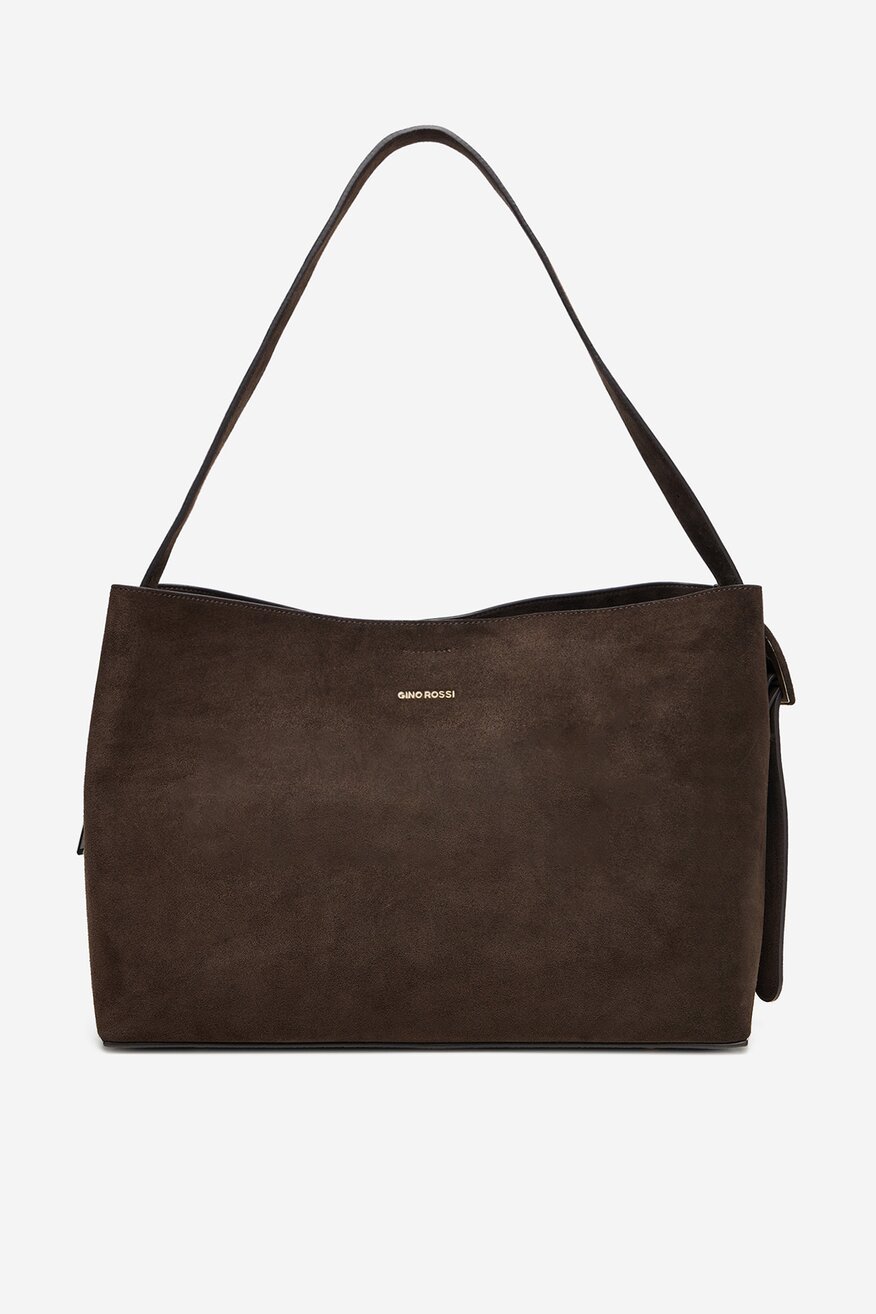 Дамска чанта Gino Rossi КАФЯВ - 5906751377154