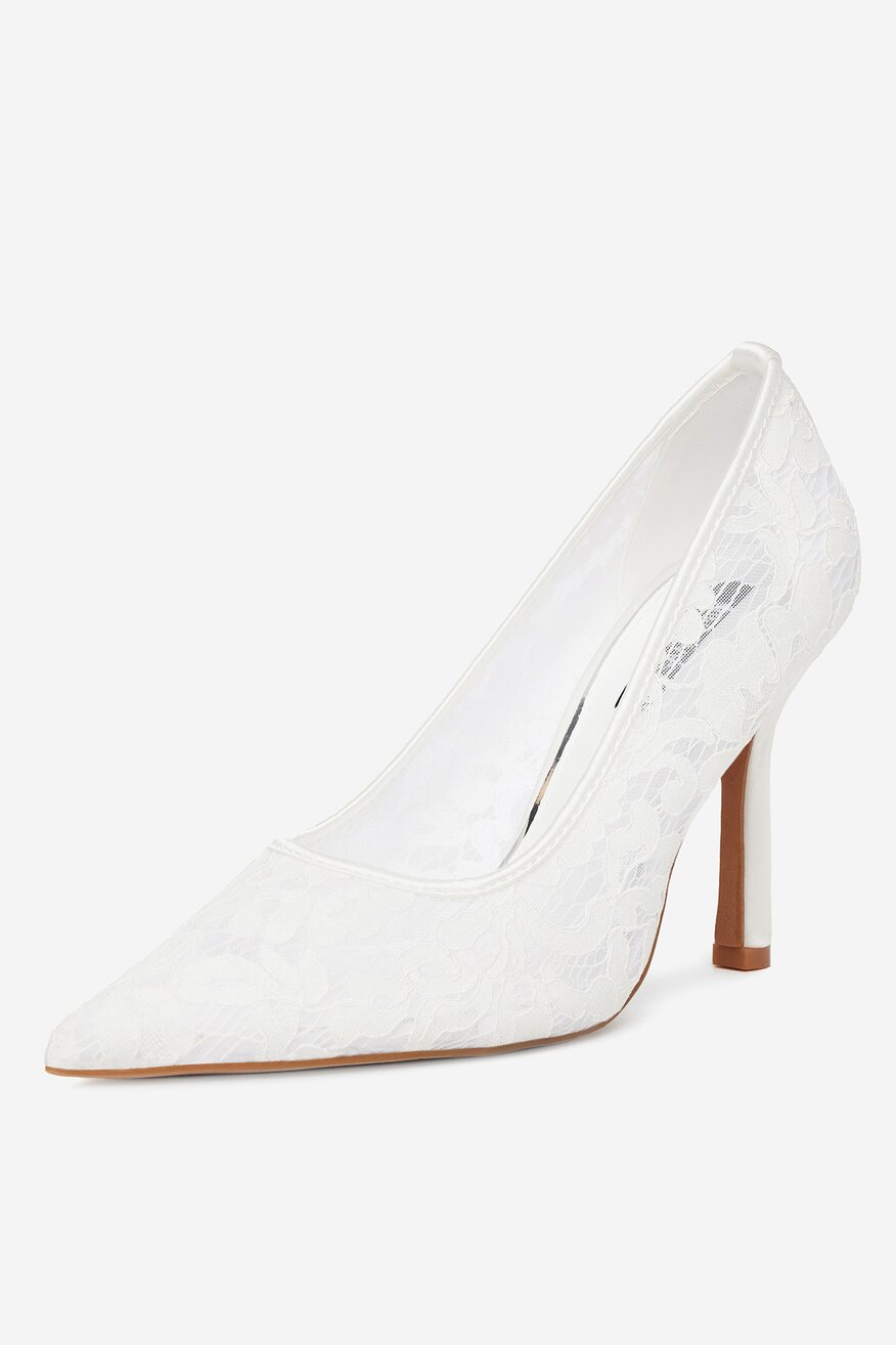 
                Pantofi cu toc NINE WEST ALB - 5906751044292