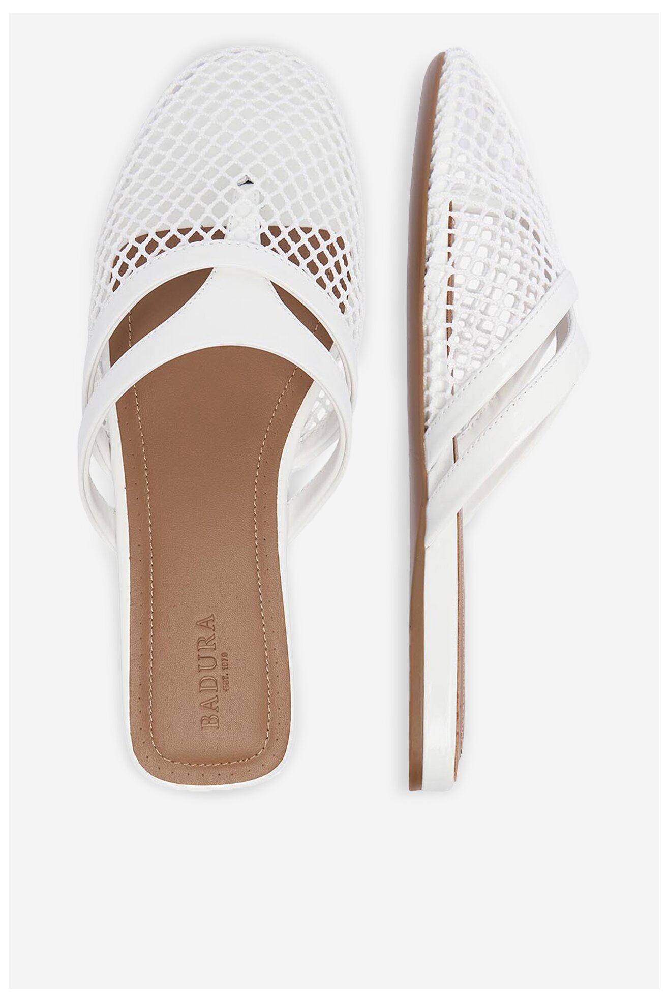 Klapki Badura EO-ANIKA-LT213-3 Biały