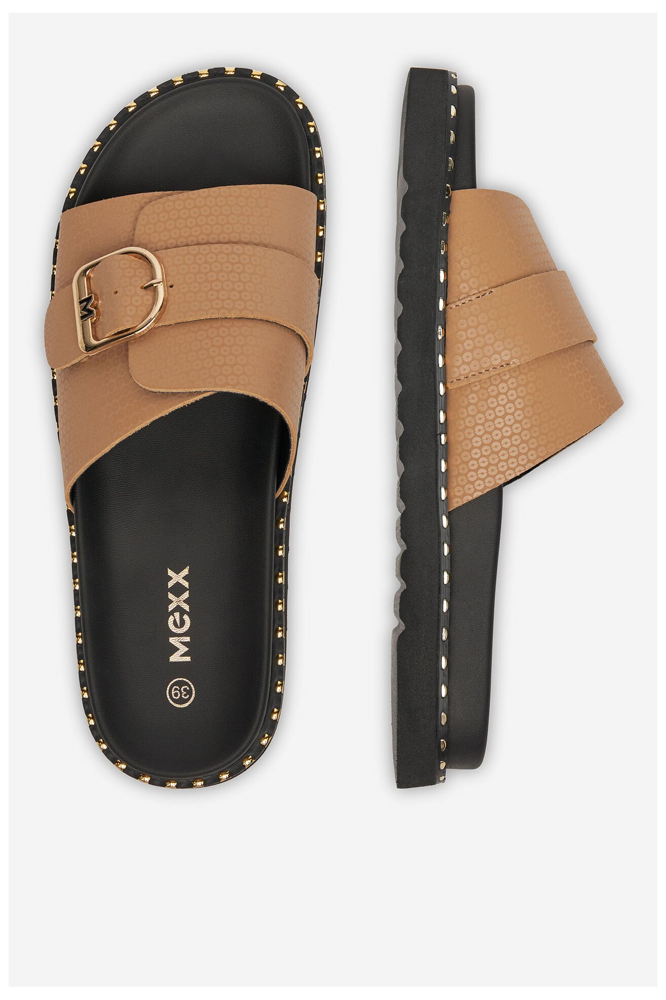 Klapki Mexx MX/019C-HY Beżowy