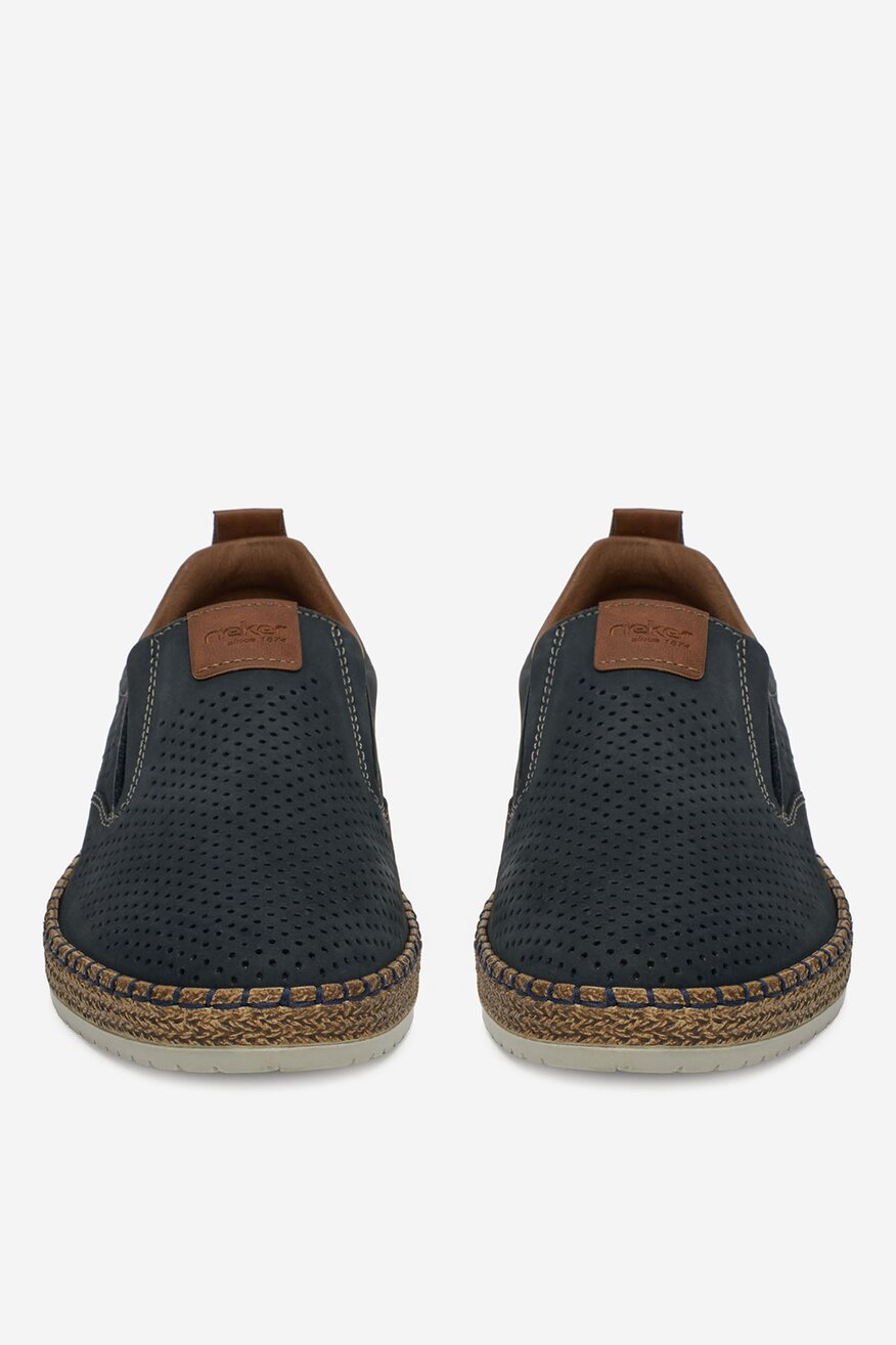 Rieker - Espadryle skórzane - 2230078408523