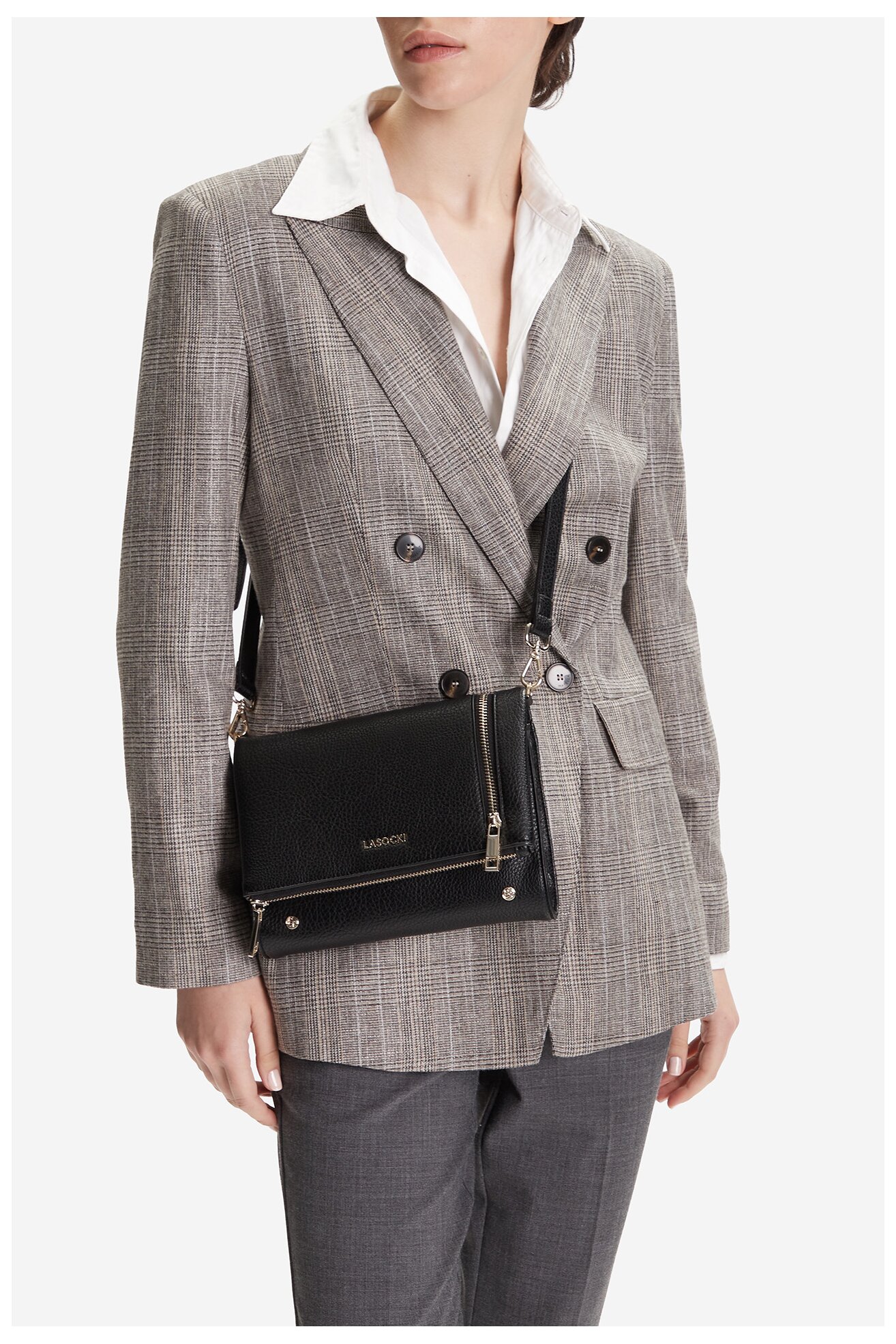 Kézitáska Lasocki LSK-K-028-06 FEKETE