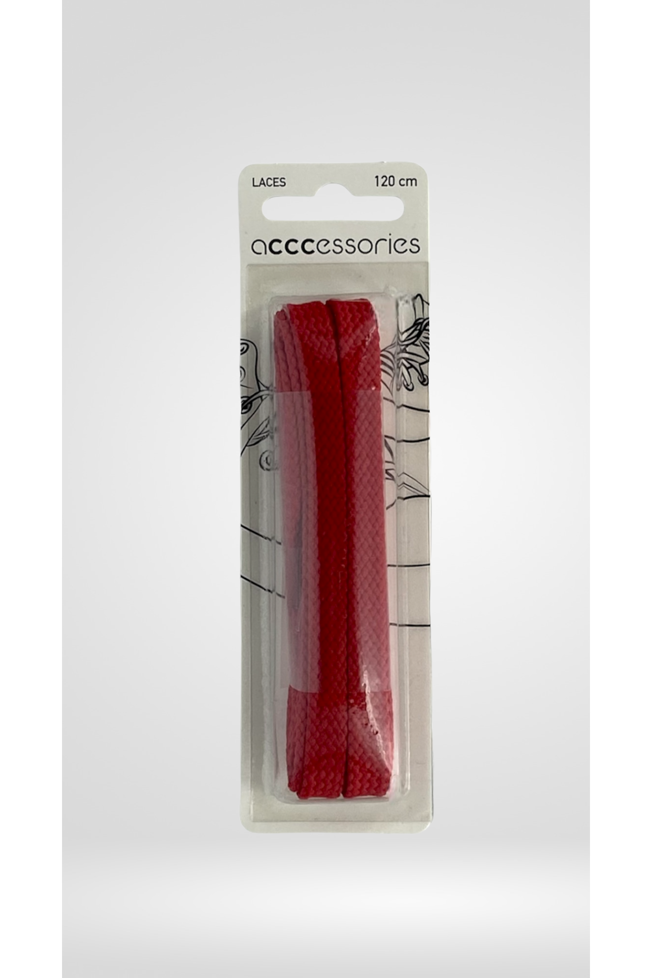 Pertle ACCCESSORIES 570 SZNUROWADŁA 120 CM CRVENA