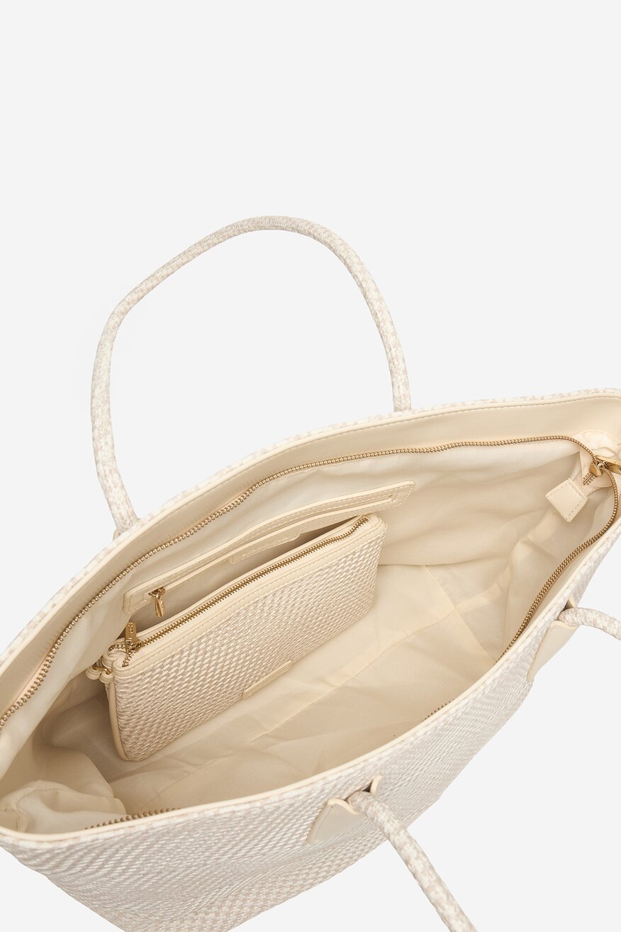 Дамска чанта Lasocki CEO-LSK-L-005-09 СЛОНОВА КОСТ - 5906751521533