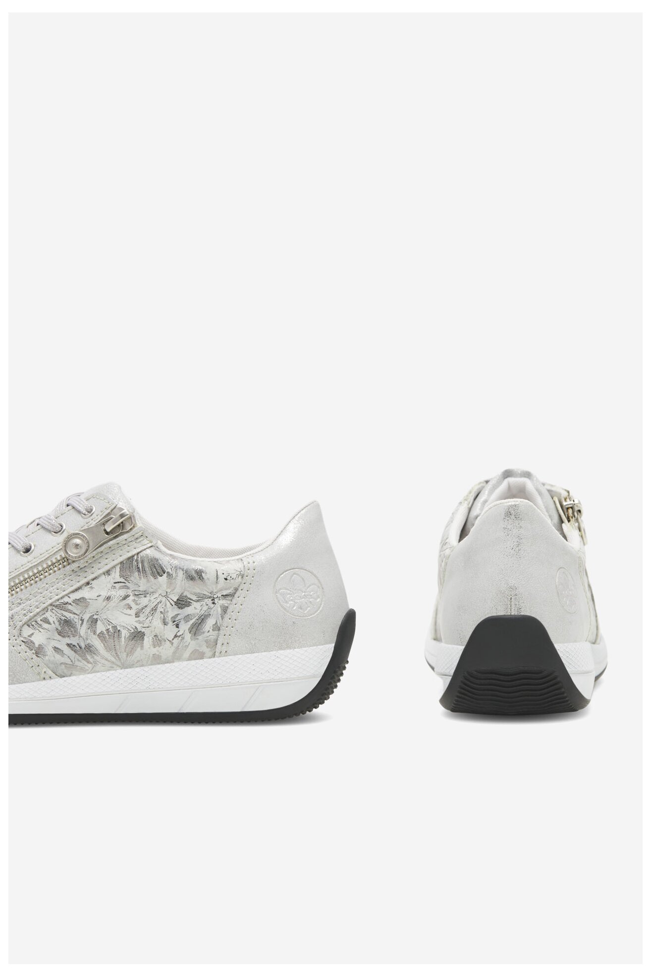 Tornacipő Rieker N1112-80 EZÜST