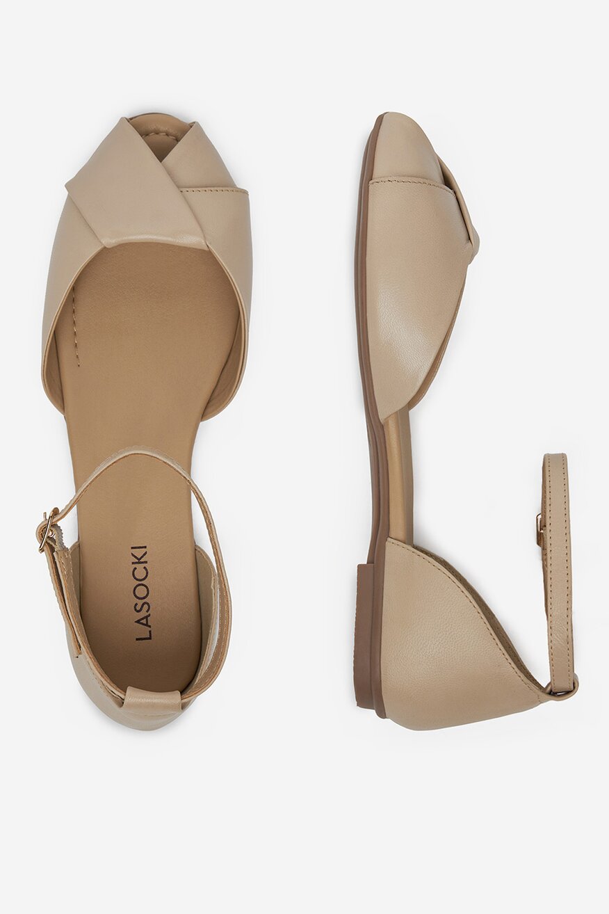 
                Lasocki - Baleriny skórzane - 5903698601939