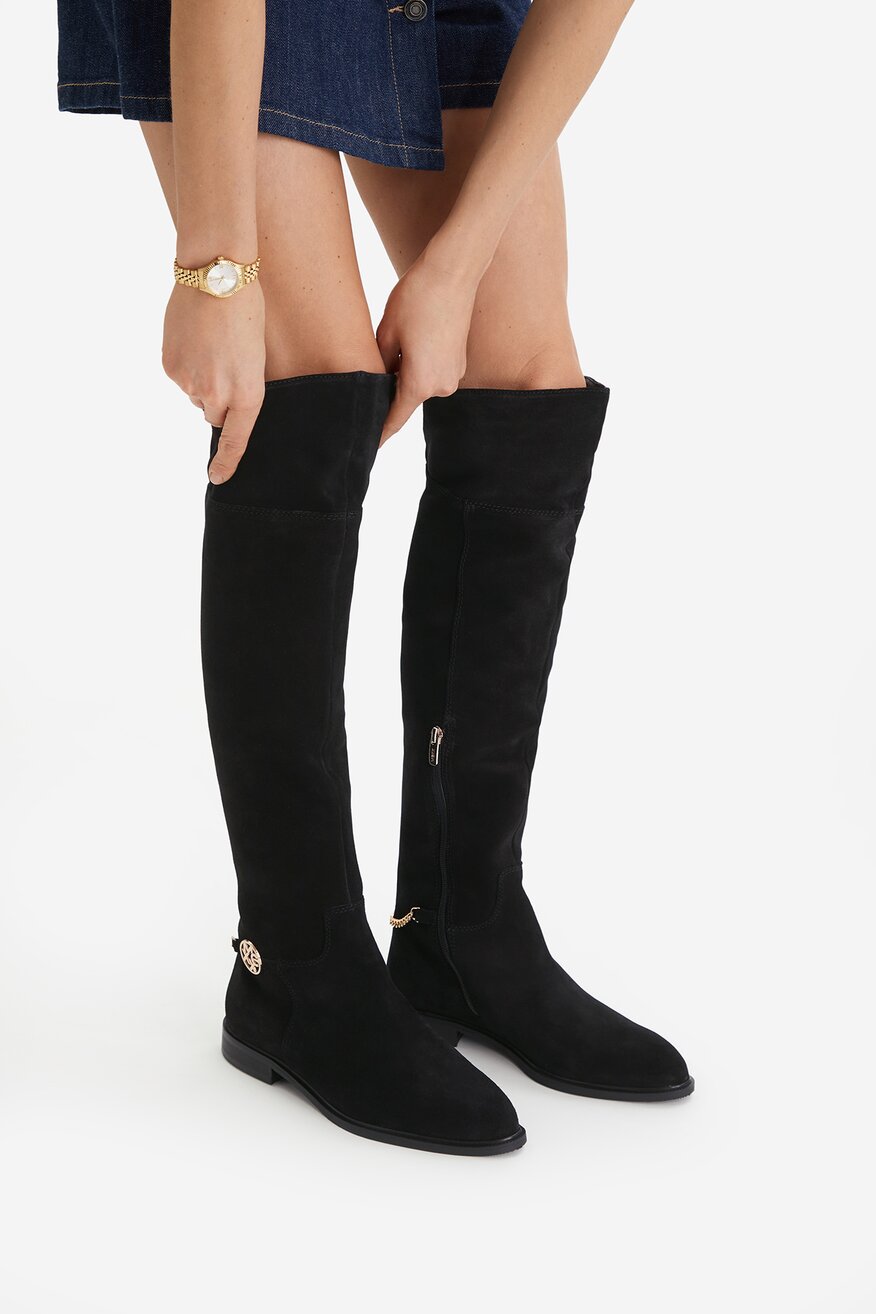 
                Mexx - Muszkieterki zamszowe - 5906751456545