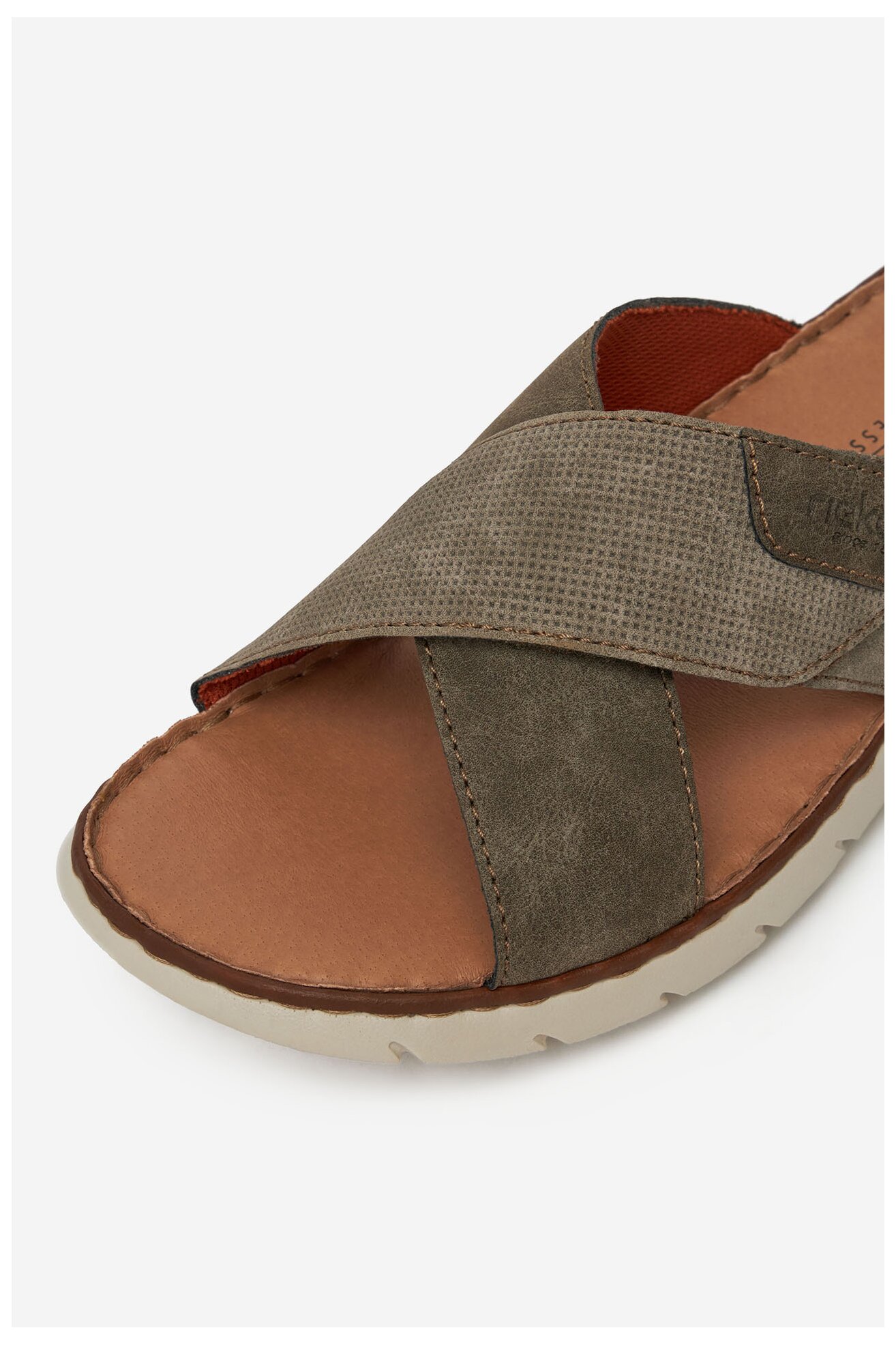 Șlapi Rieker 25283-25 BEJ ÎNCHIS