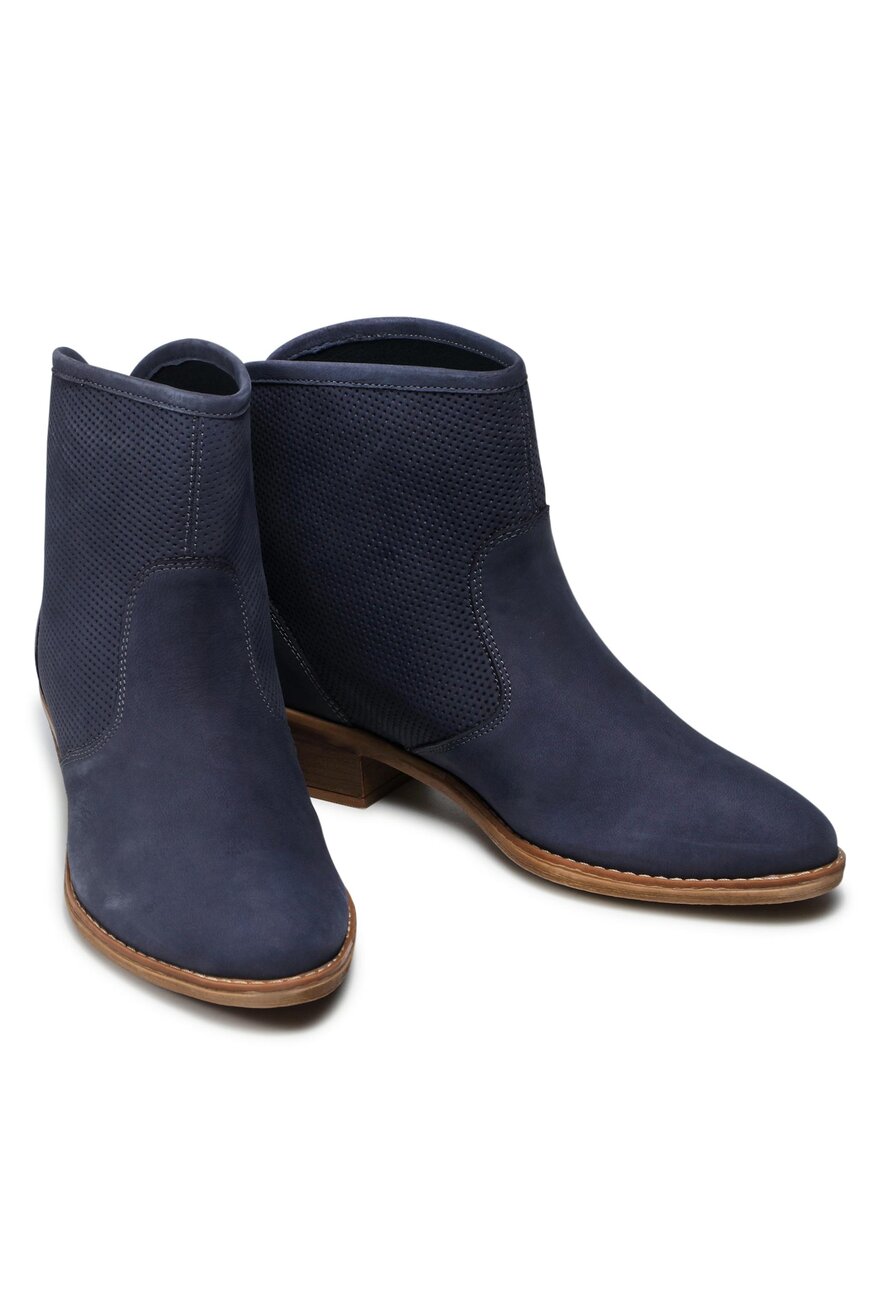 
                Lasocki - Skórzane botki ażurowe - 5904248419943