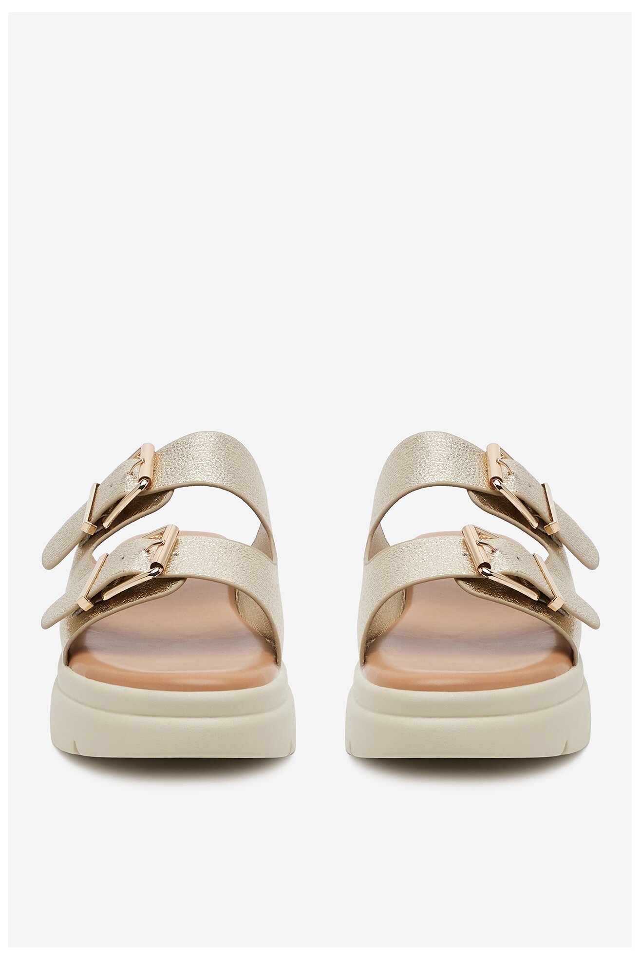 Klapki Clara Barson H3T9409-6 Złoty