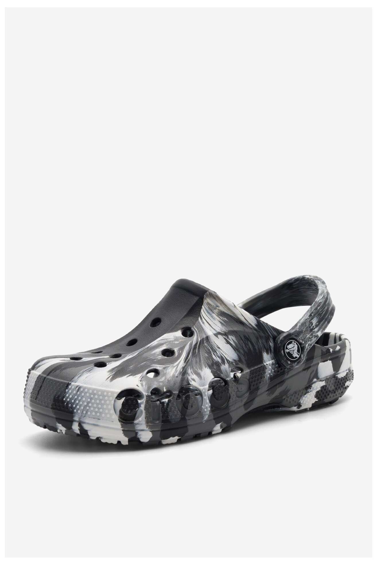 Șlapi pentru bazin Crocs C-BAYA MARBLED CLOG 206935-066 NEGRU