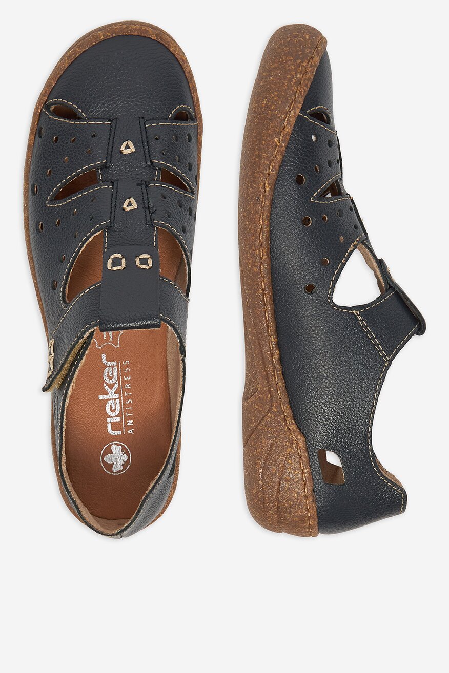 Rieker - Baleriny skórzane - 2230078396875