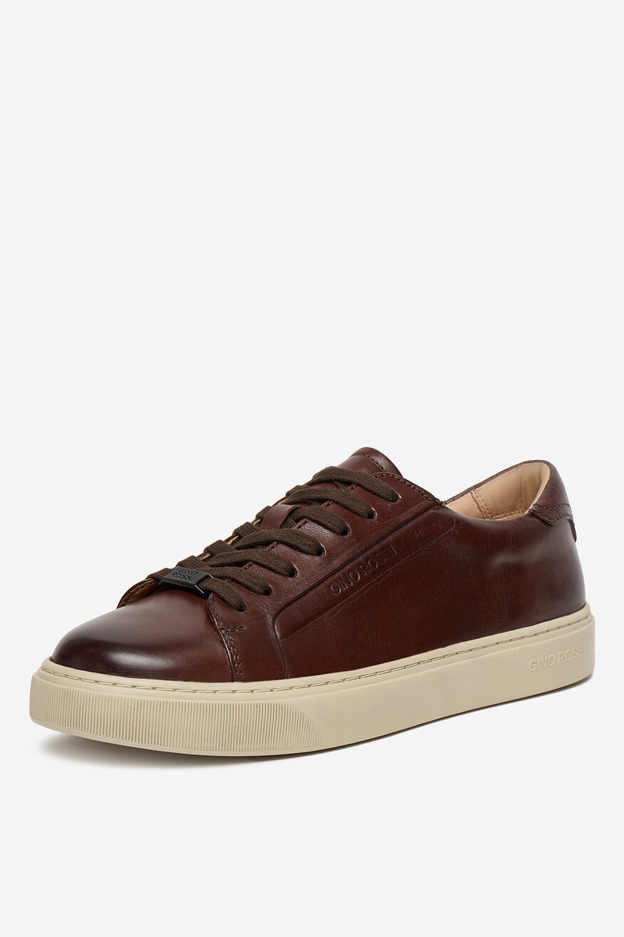 Gino Rossi - Sneakersy skórzane - 5906751398418