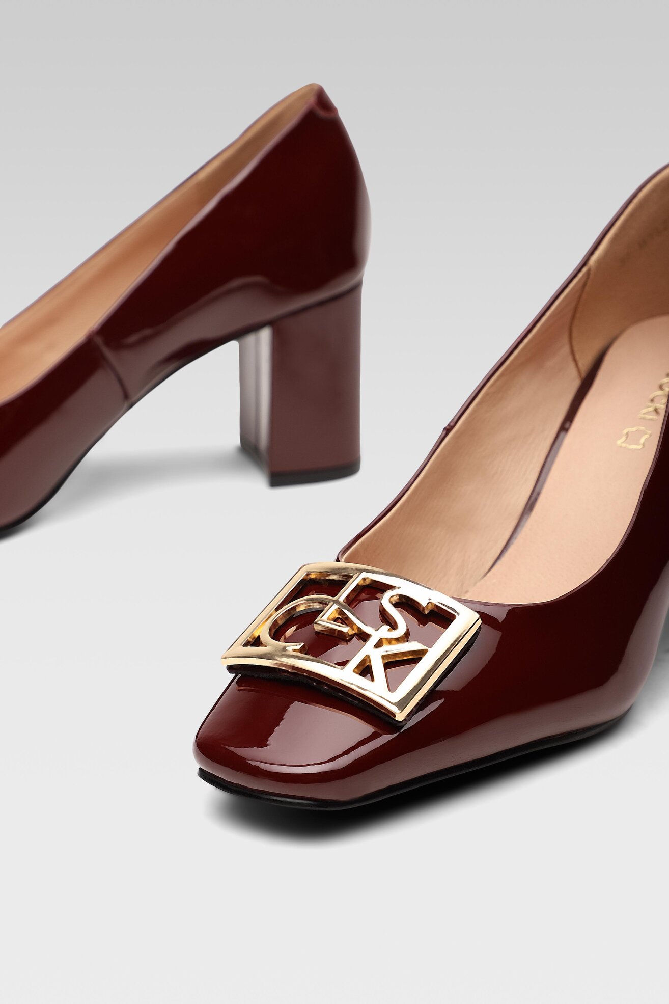 Czółenka Lasocki WYL2744-1Z Bordowy