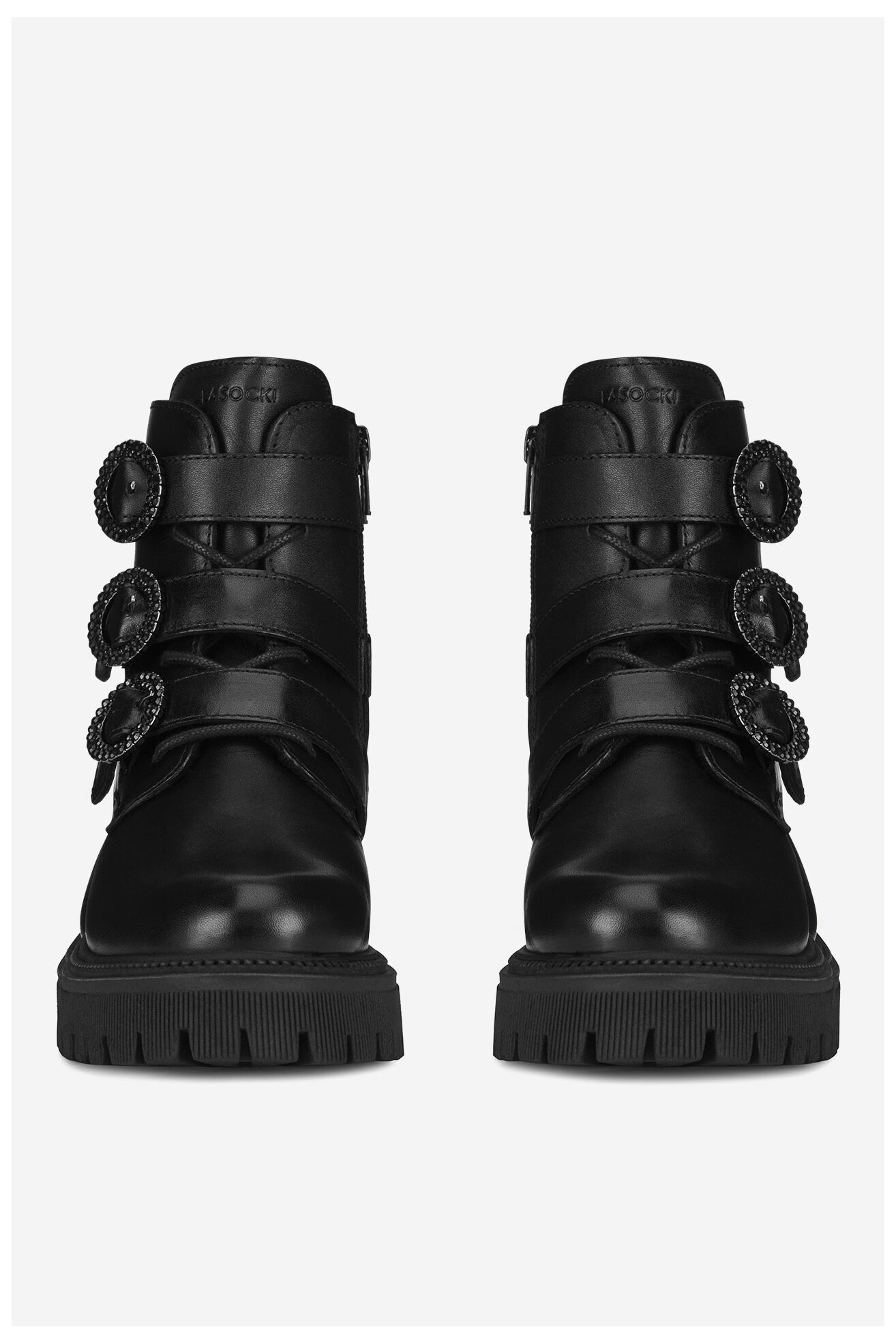 Šněrovací vyšší obuv Lasocki Young BETINA CI12-BETINA-02 ČERNÁ