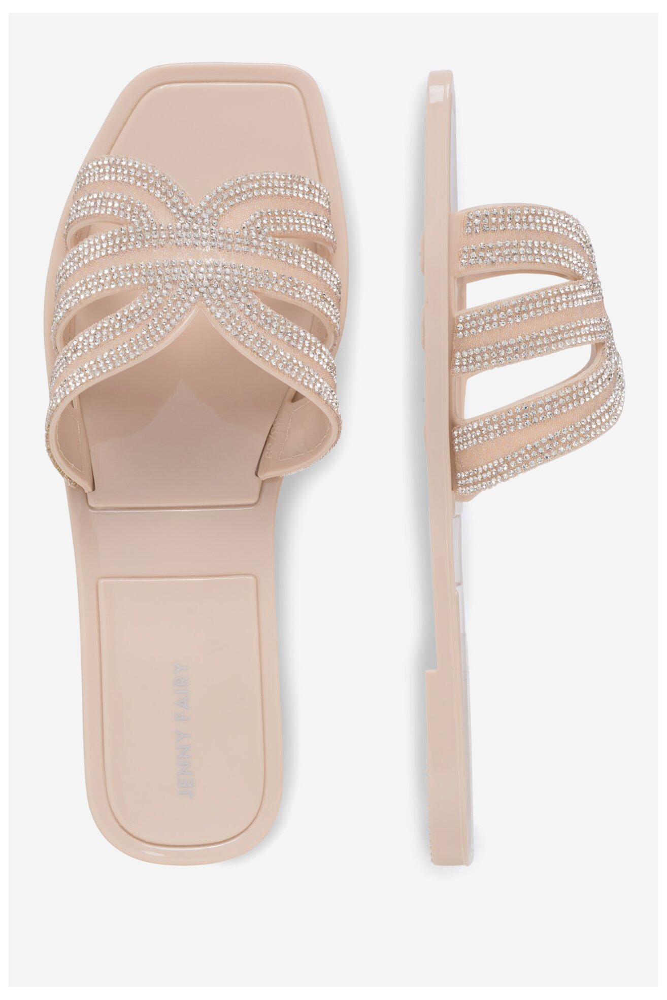 Klapki Jenny Fairy WFA2613-2 Beżowy