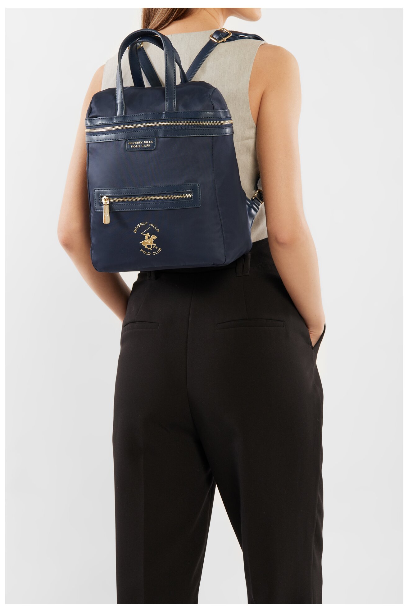 Plecak Beverly Hills Polo Club BHPC-E-024-CCC-05 Granatowy