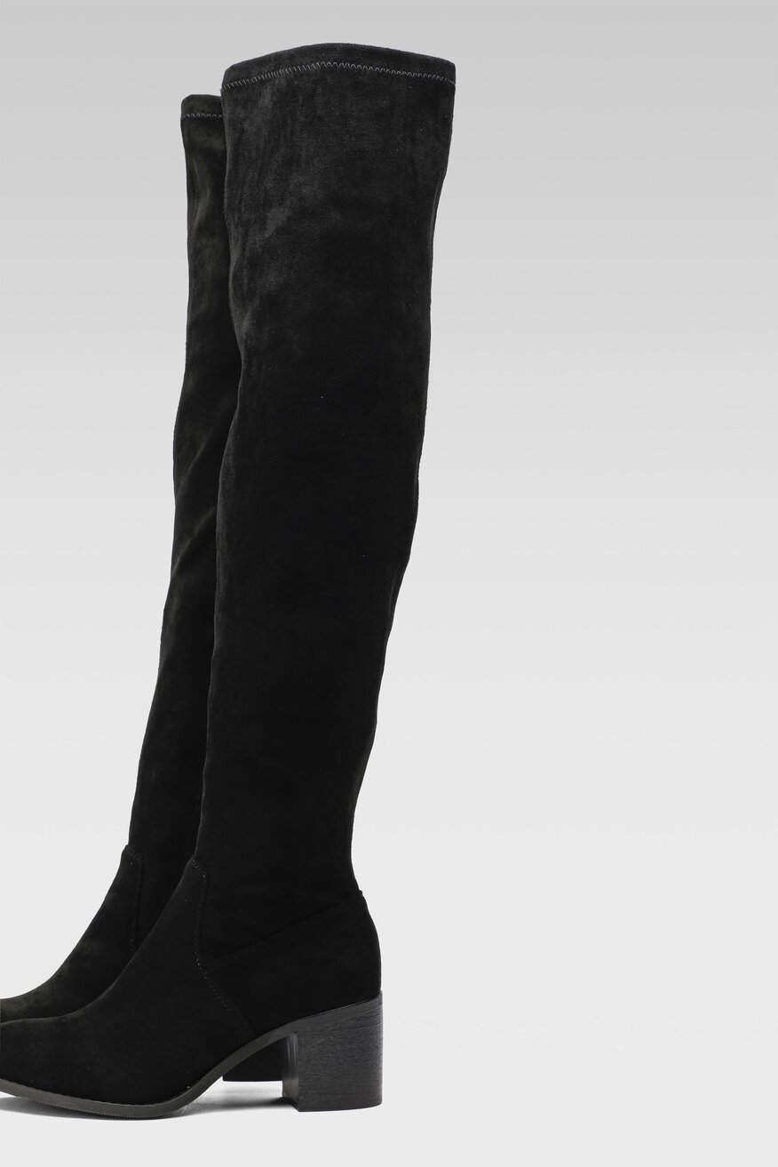 Jenny Fairy - Kozaki za kolano na słupku - 5904862165820