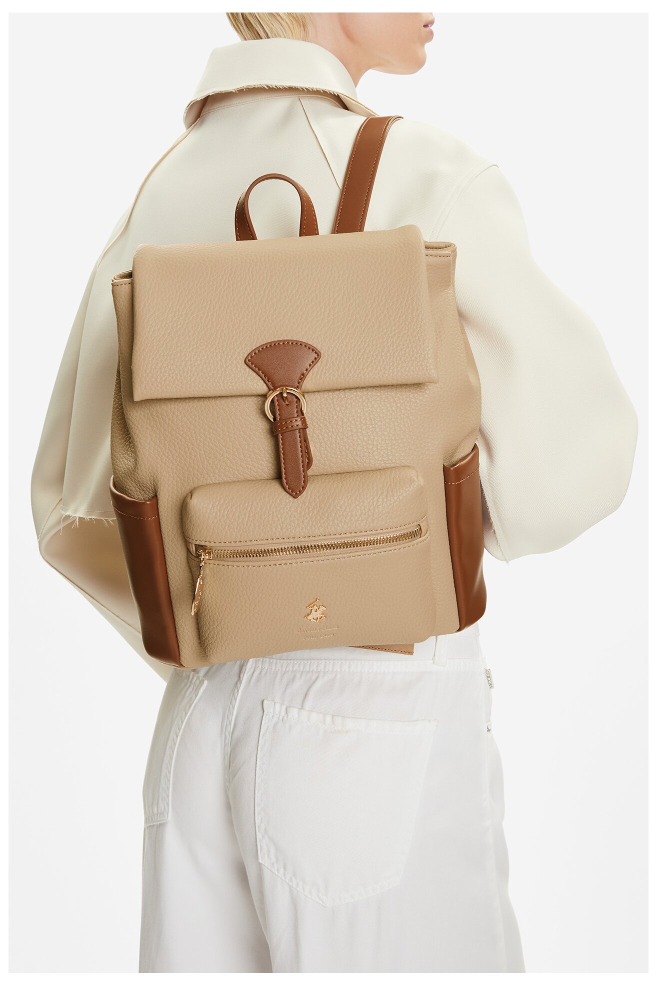 Plecak Beverly Hills Polo Club CEO-BHPC-C-002-08 Beżowy