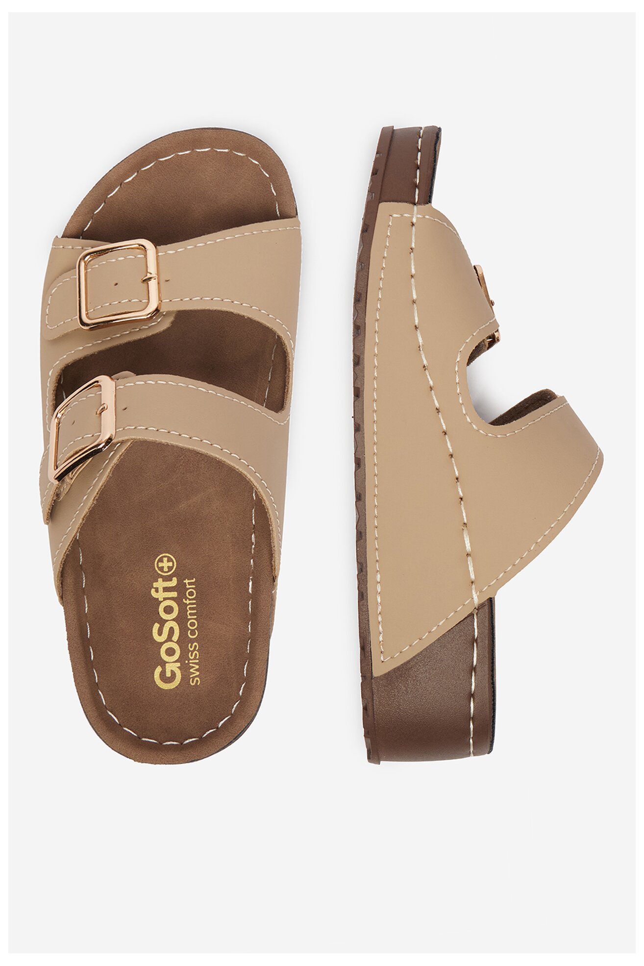 Шльопанець Go Soft CEO-W21202 БЕЖЕВИЙ