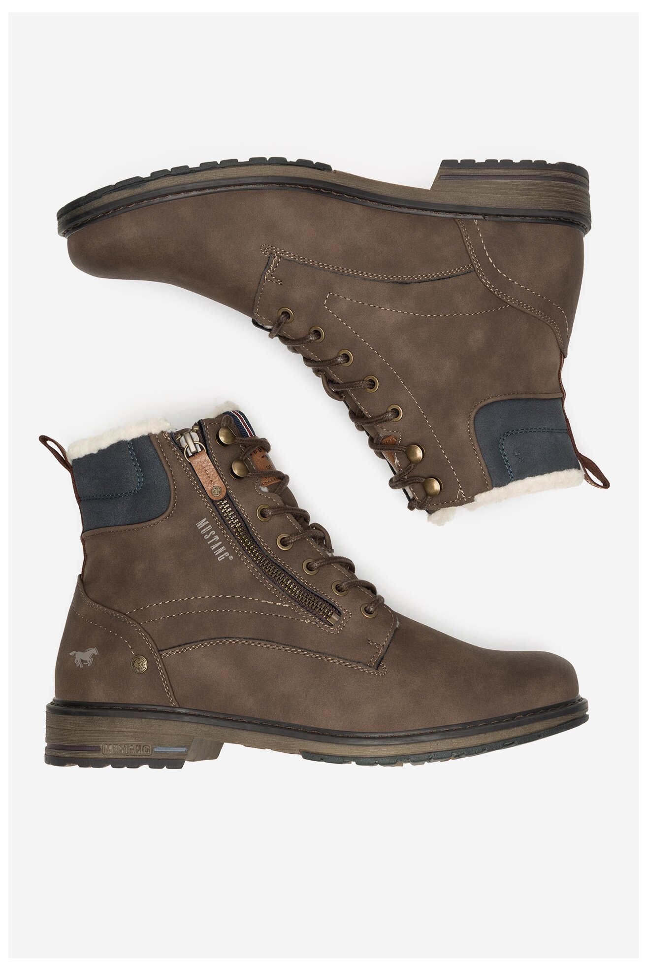 Bocanci Mustang 4157-609 MARO ÎNCHIS