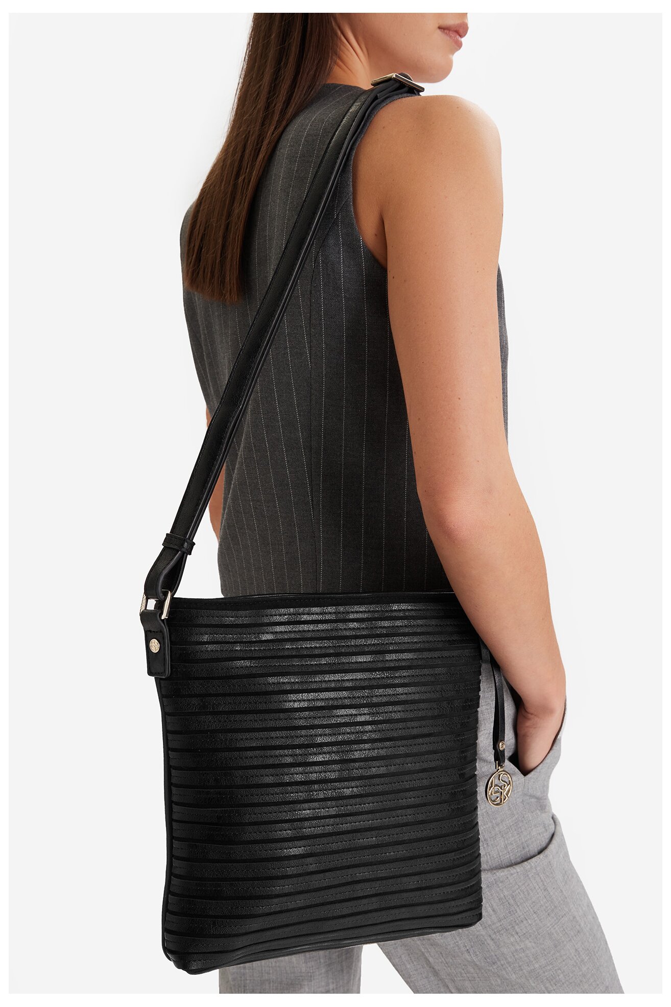 Kézitáska Lasocki CEO-LSK-K-022-06 FEKETE