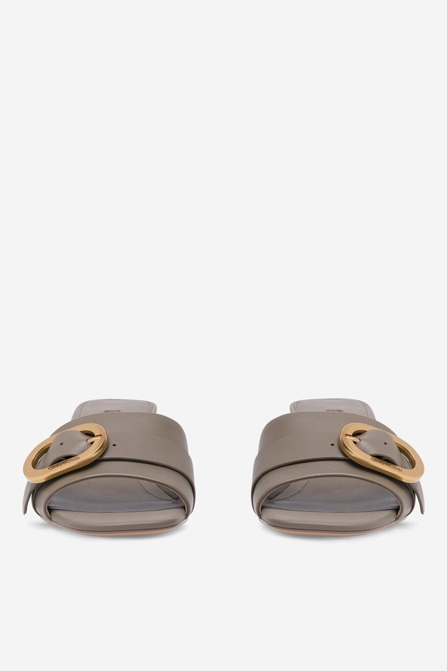 
                Gino Rossi - Skórzane klapki - 5905588552765