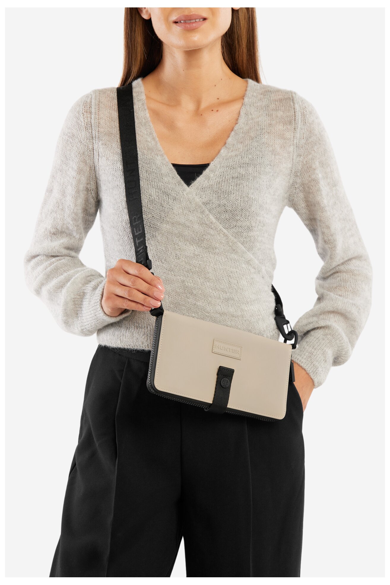 Portfel damski HUNTER HTR-M1-001-AW24 Beżowy