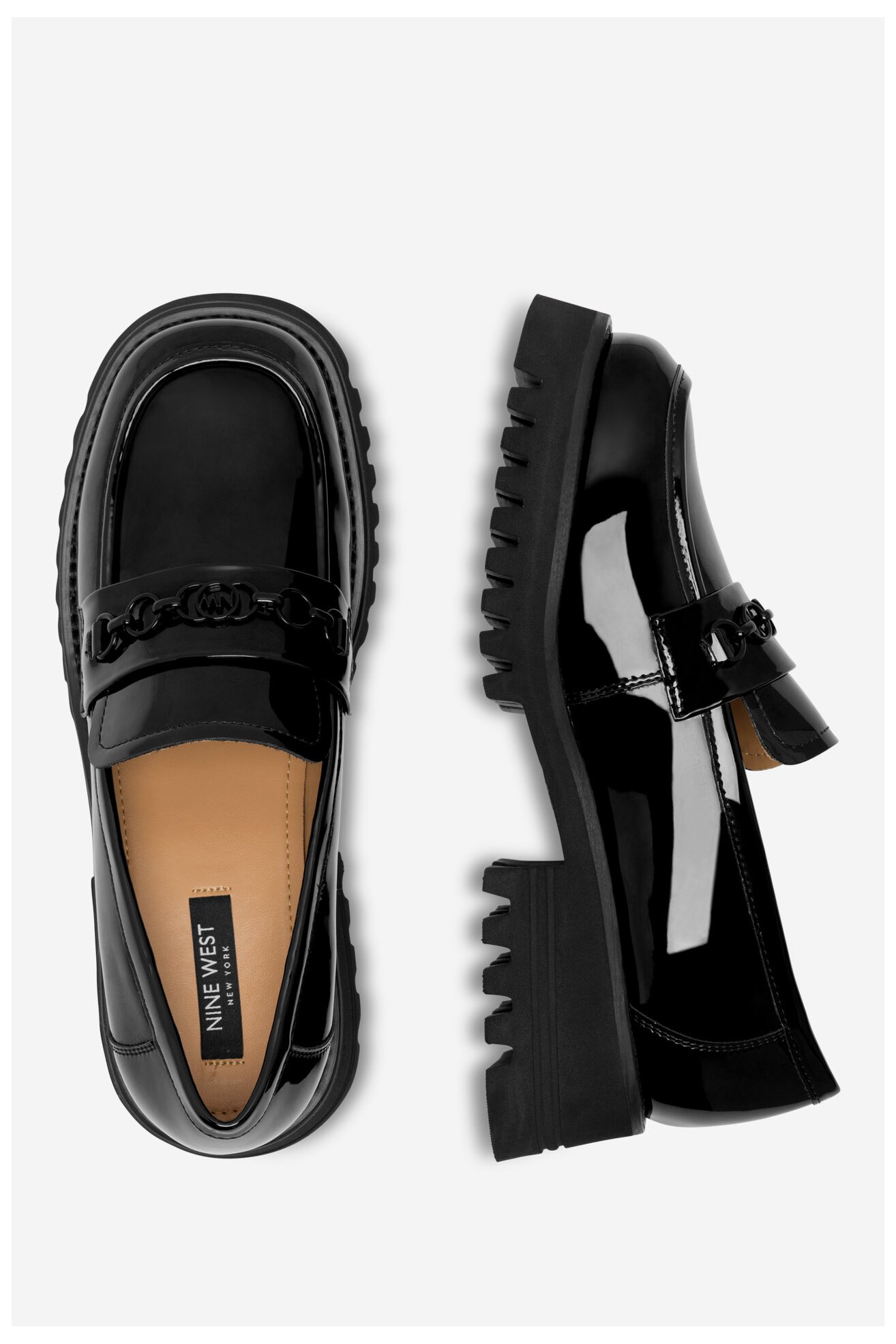 Mokaszin NINE WEST WYL20427-1 FEKETE