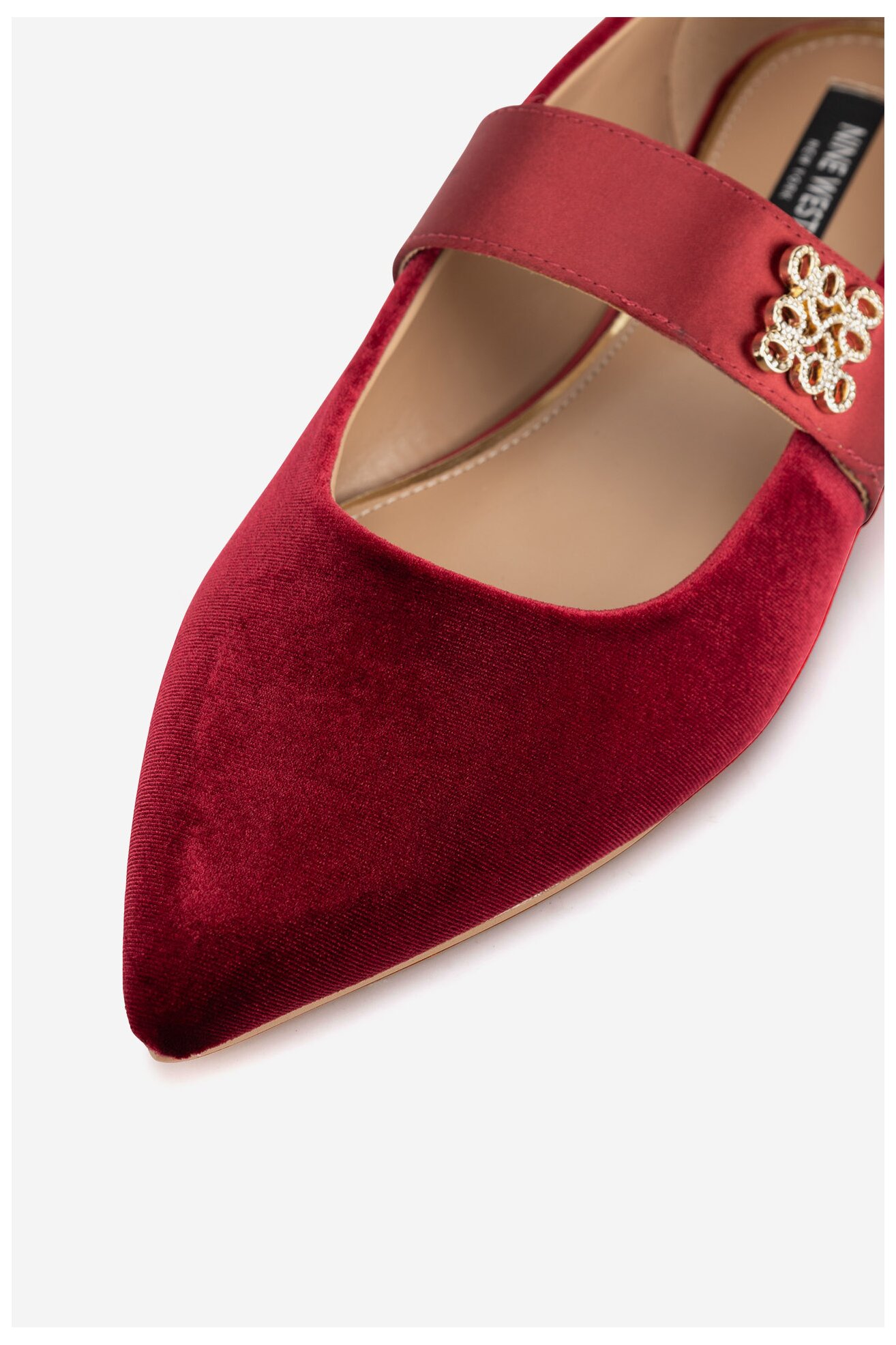 Baleriny NINE WEST 8168-1 BORDÓ