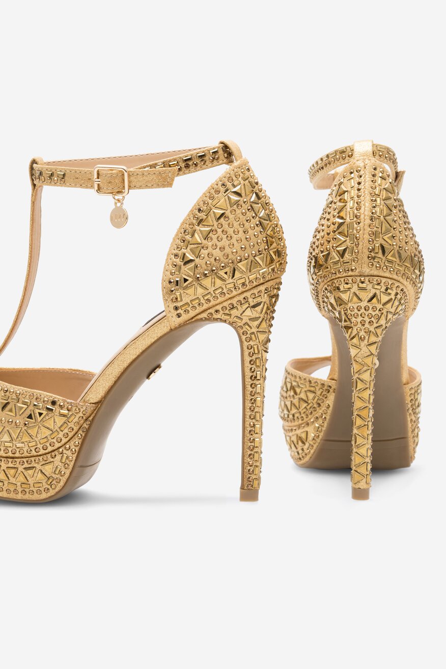 NINE WEST - Sandały na szpilce - 5905588154020