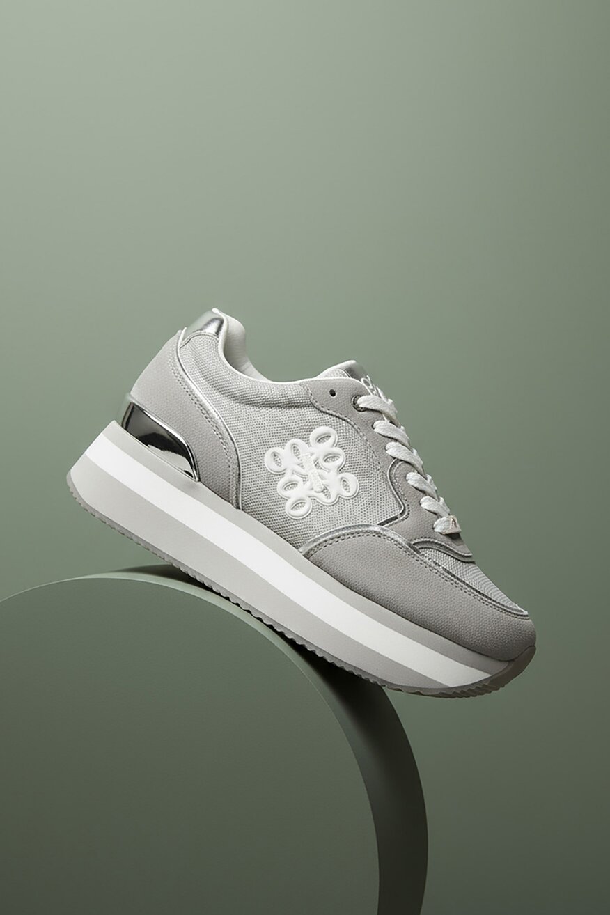 Sneakerși NINE WEST ARGINTIU - 5906751159590