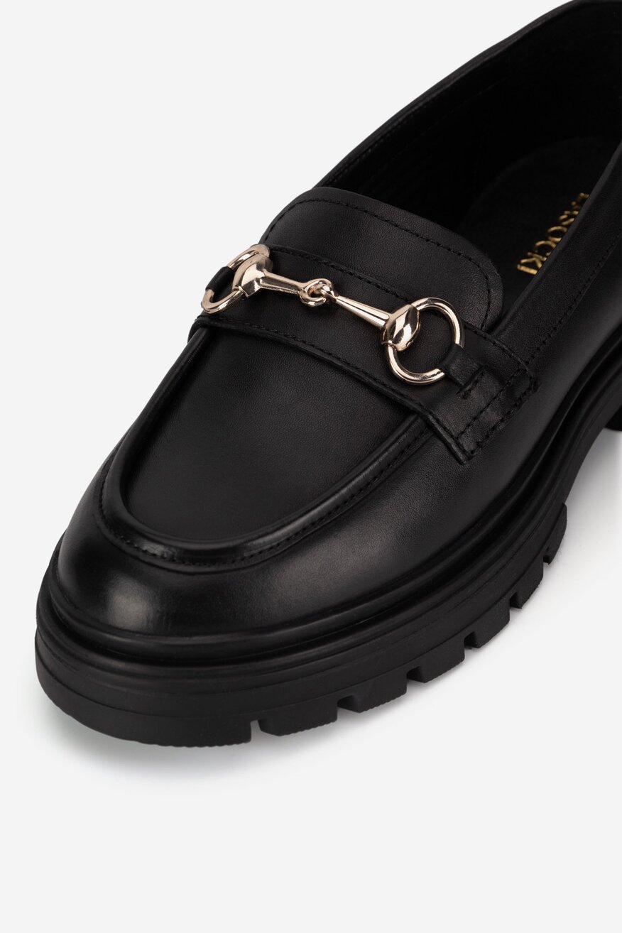 
                Lasocki Young - Loafersy skórzane - 5905588733232