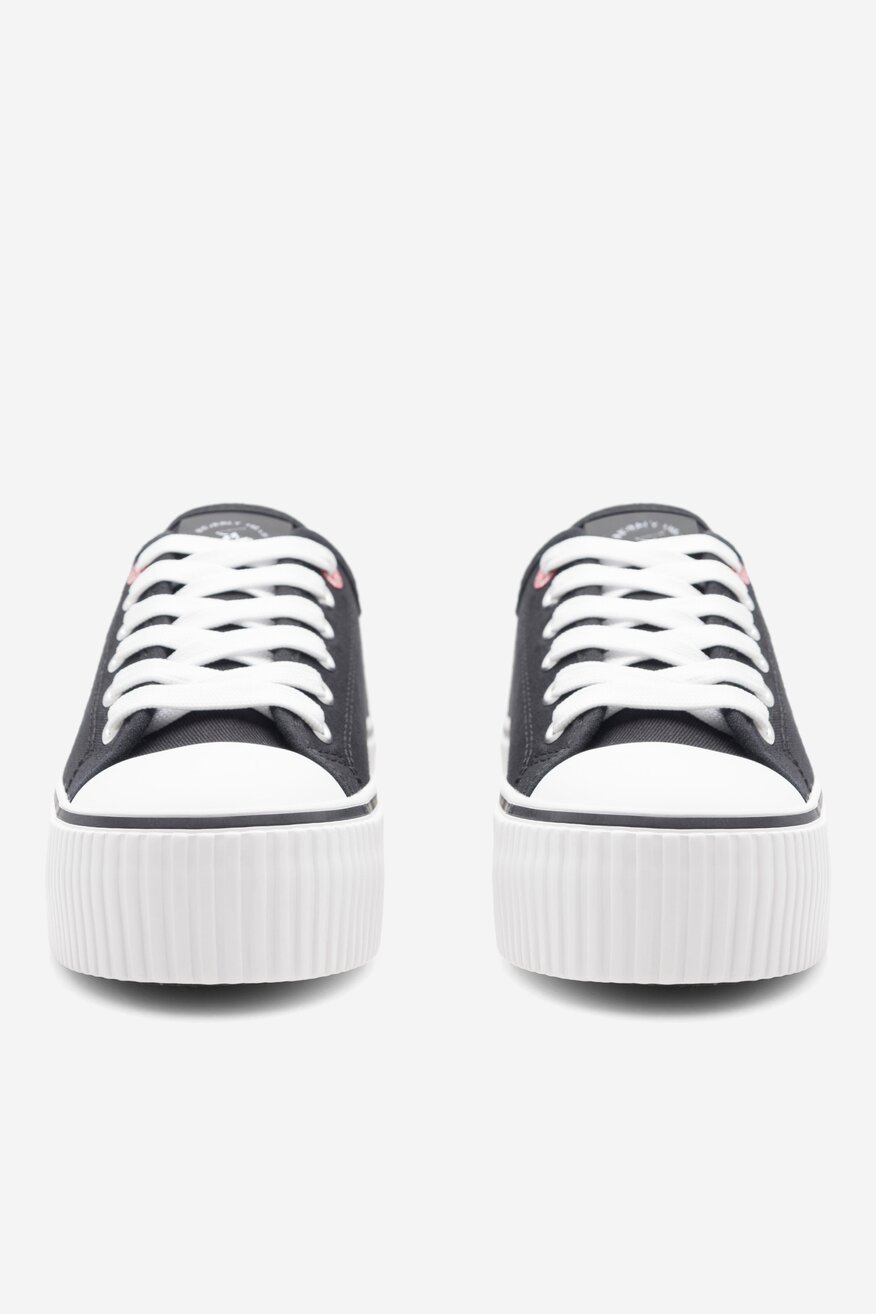 Pantofi pânză Beverly Hills Polo Club NEGRU - 5905588758266