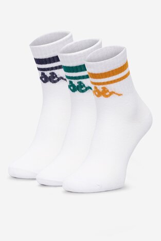 Čarape Kappa CEO_KR_KAPPA_DZ005_W_AW25 (3 -PACK) BELA