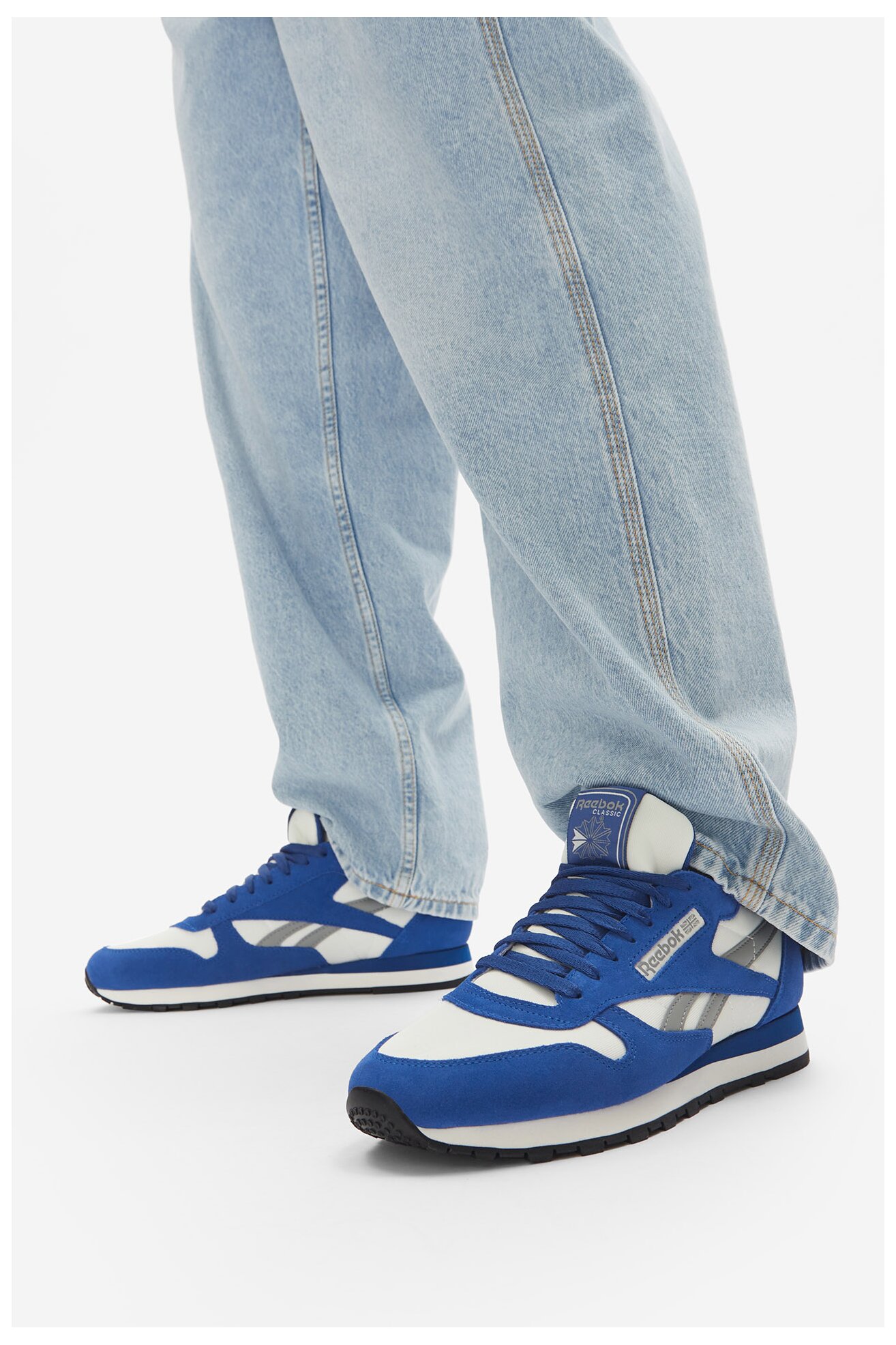 Încălțăminte sport Reebok CLASSIC LEATHER 100201128 ALBASTRU