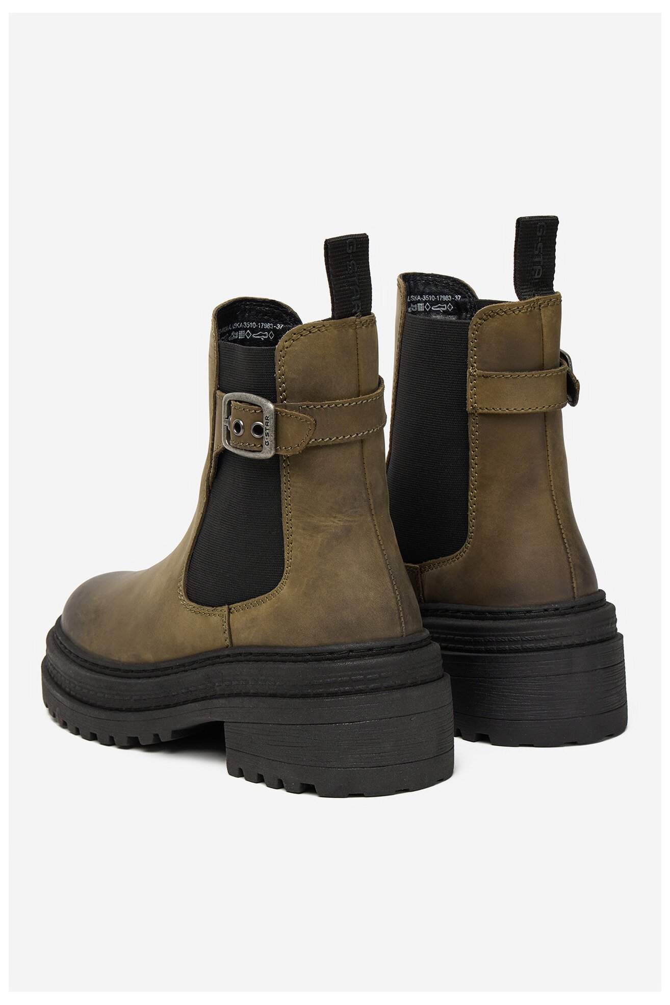 Bokacsizma G-STAR RAW CEO-WI34-ALASKA-02 OLAJZÖLD