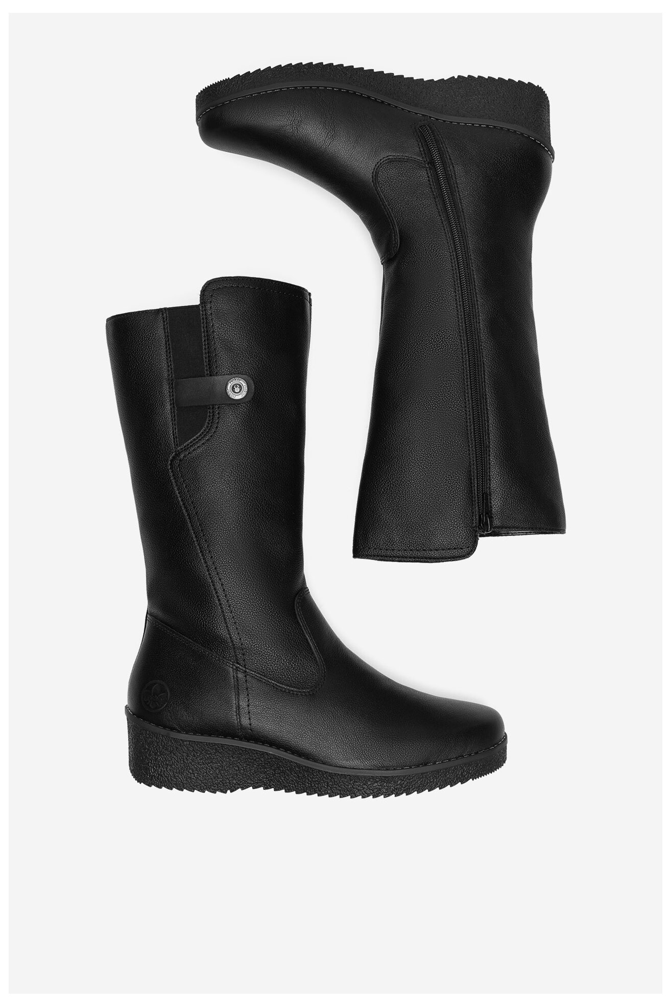 Kozaki Rieker Y4655-00 Czarny